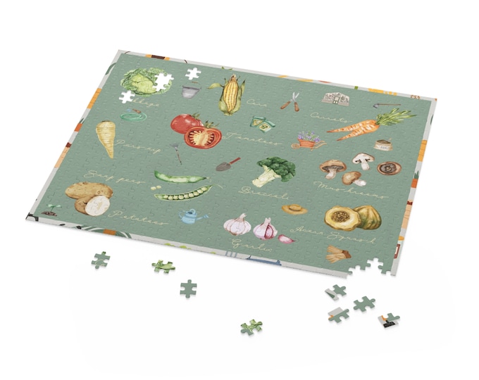 Garden lovers vegetable Puzzle (120, 252, 500-Piece)
