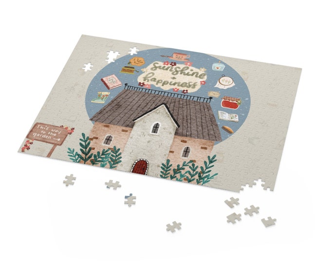 Cottage Garden Puzzle (500-Piece) - Cozy puzzle -