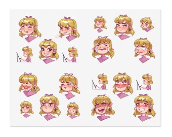 Persona Emoticons Sticker Sheet by Iri