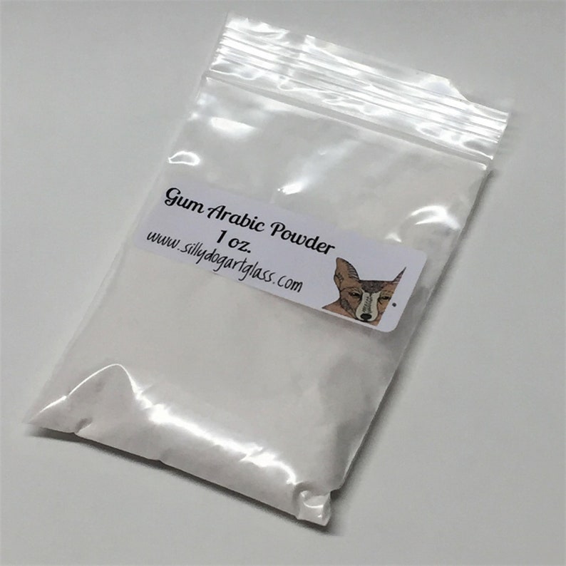 Gum Arabic Powder 1 Oz Binder Medium for Glass Enamel Painting Etsy