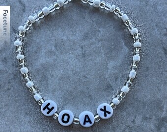 Hoax inspired beaded friendship bracelet from Taylor Swifts album Folklore