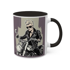 Billy Idol Motorcycle Mug, 11oz