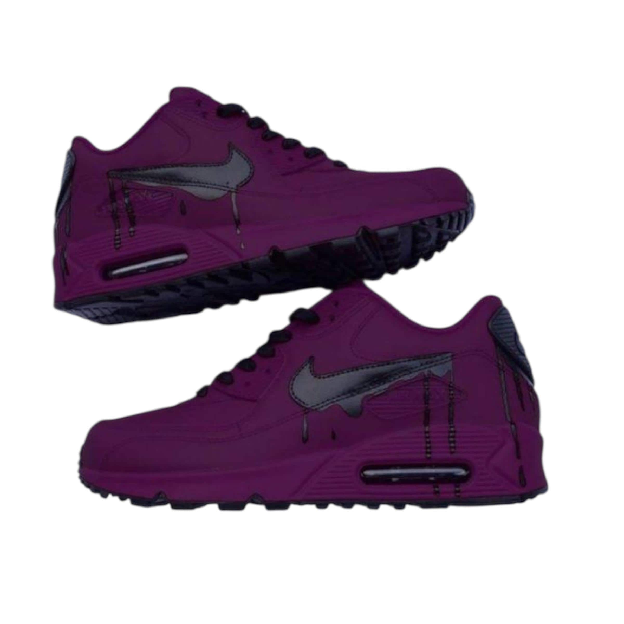 velvet burgundy nike shoes