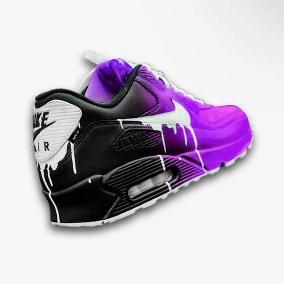 Zapatillas Nike Air Max 90 personalizadas Diseño de goteo
