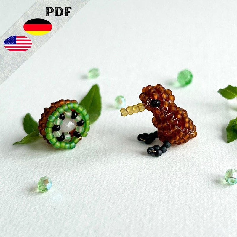 Cute Beaded Bird Pattern - Etsy