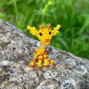 Giraffe - PDF instructions, tutorial beaded animals (German)