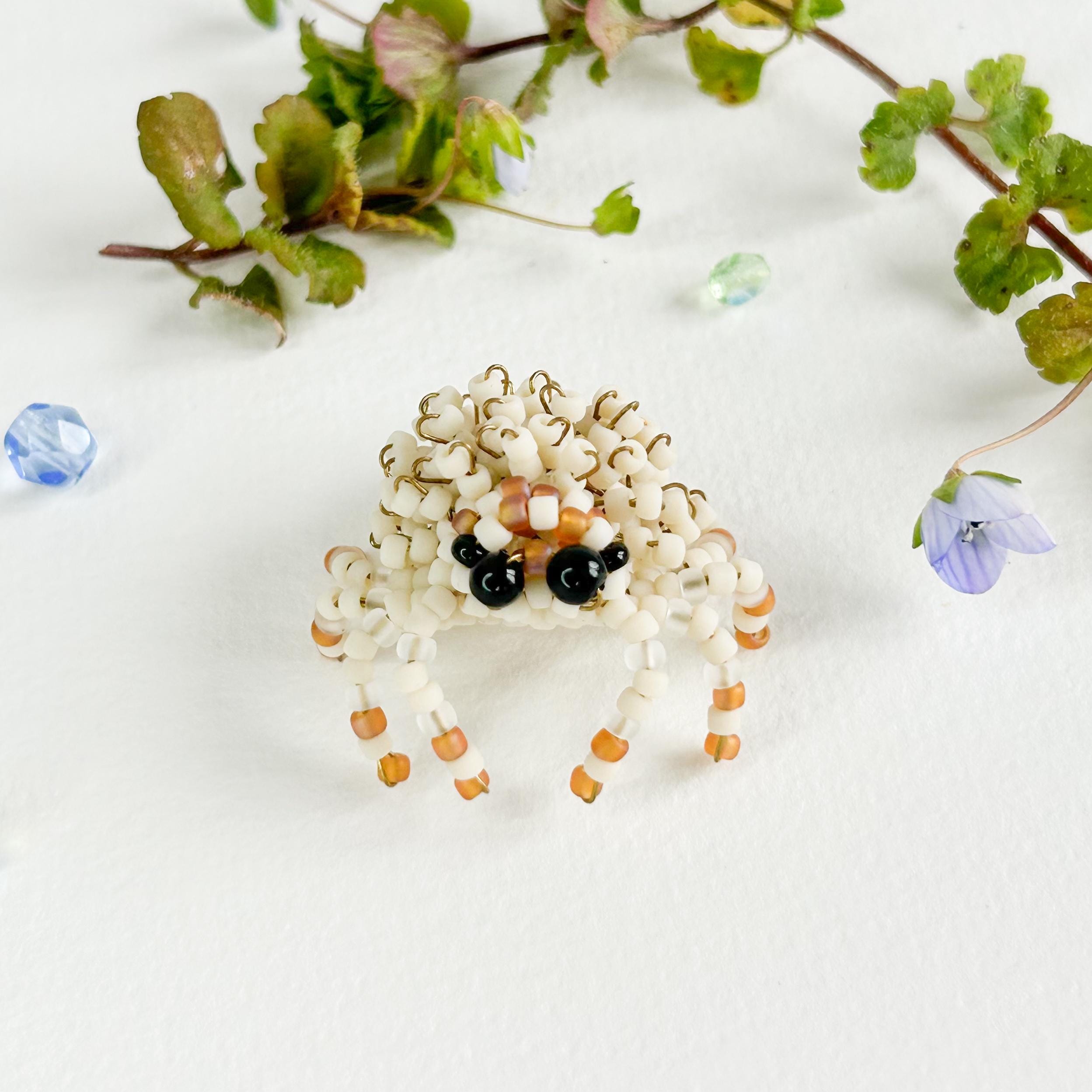 Jumping Spider PDF Bead Pattern, DIY Spider Made of Beads, Beaded ...