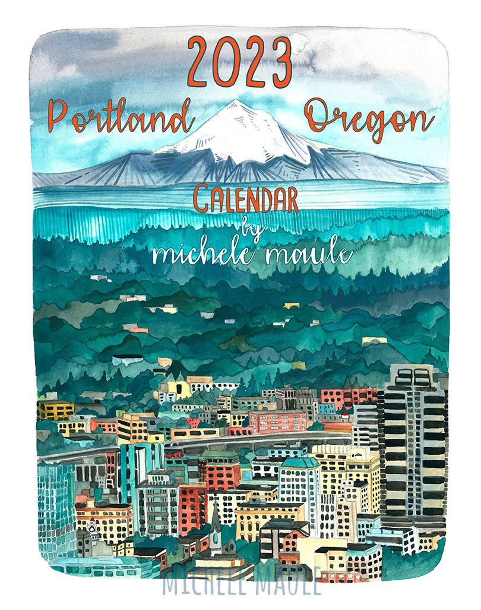 travel portland calendar