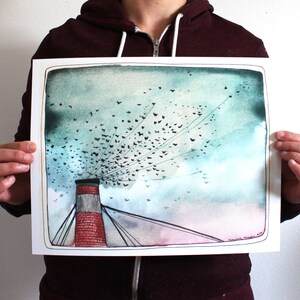 Large Bird Art Print - Chapman Swifts