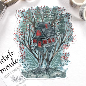 Baba Yaga Vinyl Sticker