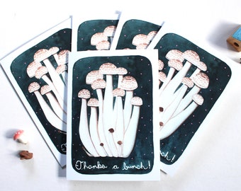 Set of Thank You Note Cards - Thanks a Bunch