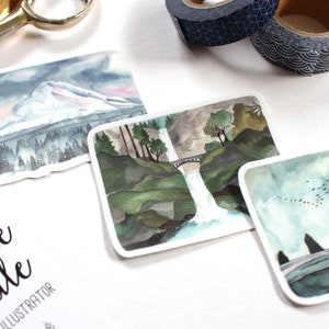 Oregon Love: Collection of Three State-Themed Stickers