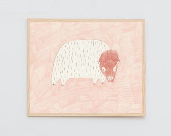 Buffalo - Giclée Fine Art Print (Unframed)