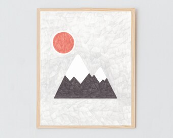 Harvest Moon-Giclée Fine Art Print (ingelijst)