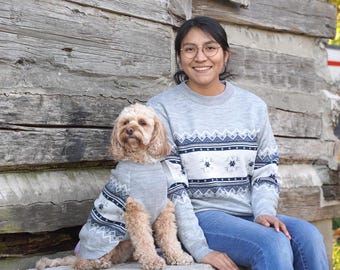 Matching Family Christmas Sweater | Dog & Owner Holiday Outfit