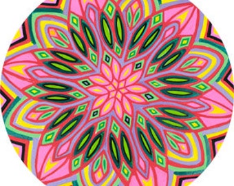 Flower Power Sun Catcher: Reusable Boho Window Cling