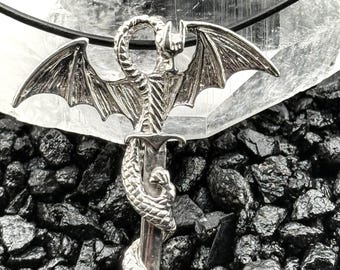Patti's Favorite Power Dragon Necklace in 925 Silver PLUS Charging Spell.