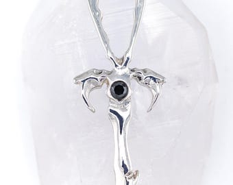 Black Diamond & 925 Silver Vampire Ankh - Mystery Control x Endless Night