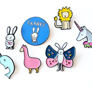 Love bunny enamel pin limited edition image 2