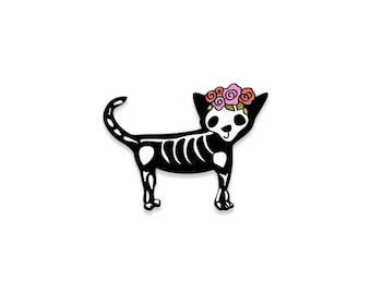 Dia De los Kitteh enamel pin | limited edition