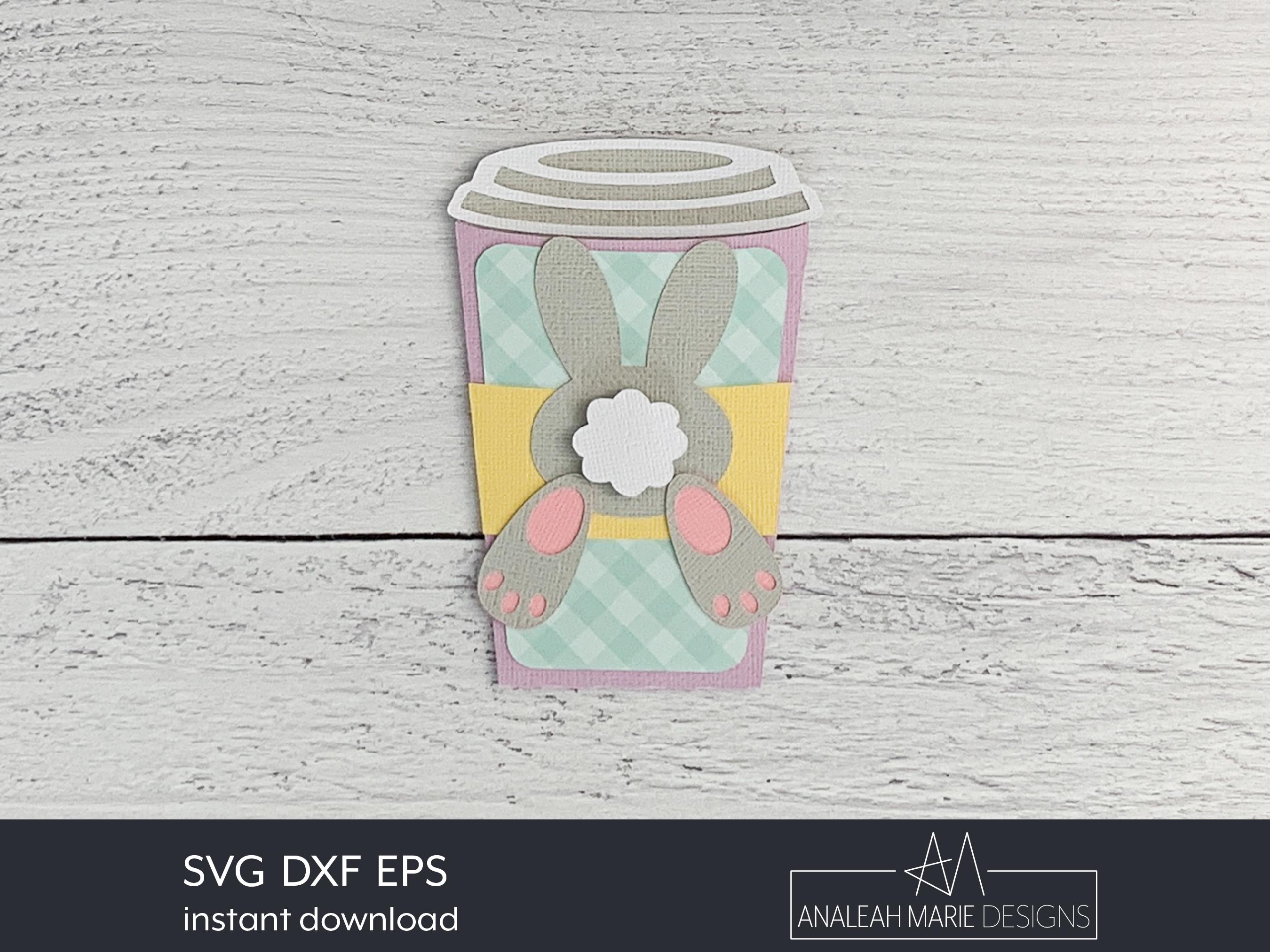 Easter Bunny Gift Card Holder SVG: DIY Paper Envelope (digital Download ...