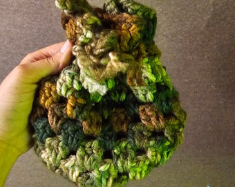 Green Mini Drawstring bag