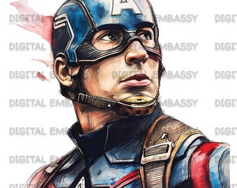 Set of 5 Marvel Superhero clipart, Digital Images for Printing, Posters, Custom gift, Deadpool png, Spiderman png, iron man png, Instant png