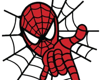 Spiderman svg, Spiderman dxf, Spiderman png, spiderman cricut, spiderman silhouette, Spiderman EPS
