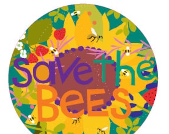 Save the Pollinators Bumper Sticker - Etsy