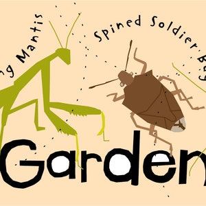 Good Garden Bugs bumper sticker