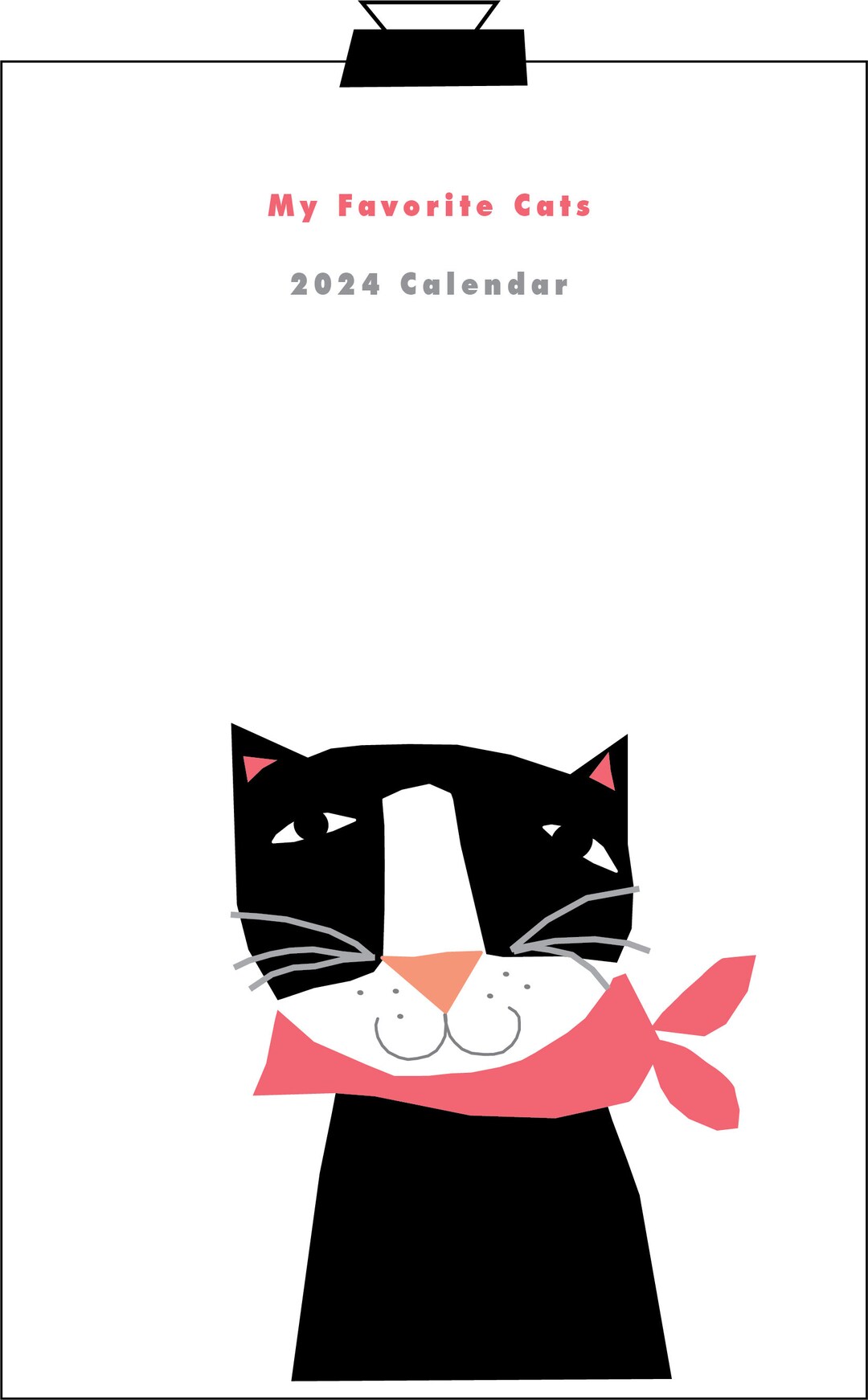 Cat Calendar 2024 Favorite Cats Wall Calendar Original Illustrations - Etsy