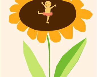 new baby cards sunflower with tiny dancing baby collection