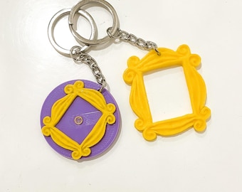 Moldura Friends. Chaveiro com moldura Friends impresso em 3D.