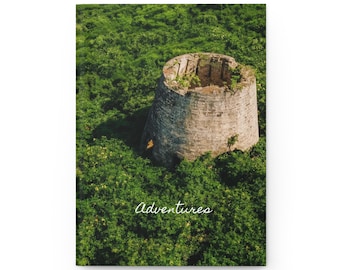 St. Croix Sugarmill Ruin Journal | Lined Pages, Matte Hardcover (Caribbean Gift), personalize