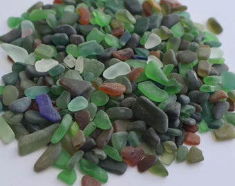 Genuine Sea Glass Tiny Mix – St. Croix Caribbean Beach Glass – Jewelry & Craft Supplies – 1 oz or 3 oz