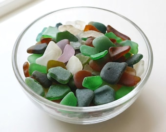 Genuine Sea Glass Mix – Assorted – St. Croix Caribbean Beach Glass – Jewelry & Craft Supplies – 6 oz Bulk