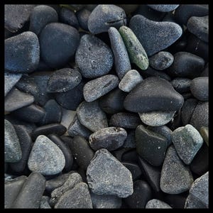 Rare Black Sea Glass (Pirate Glass) – St. Croix Caribbean Beach Glass – 6 oz Bulk