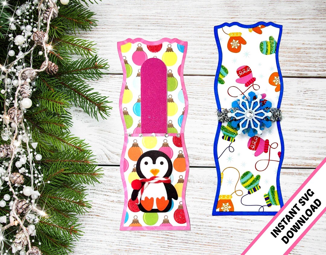 Stuffer Svg DIY Nail File Holder for Shorter Files, SVG, Party Favor, Stocking ...