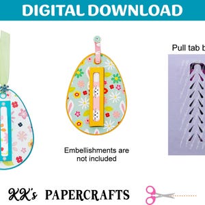 Osterei Lippenbalsam, Geldhalter, Lipgloss, Tag, Pull Tab Back, SVG, KorbStuffer, Party Favor, Geschenk Topper