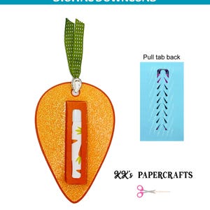 Ostern Karotte Lippenbalsam, Geldhalter, Lipgloss, Tag, Pull Tab Back, SVG, KorbStuffer, Party Favor, Geschenk Topper