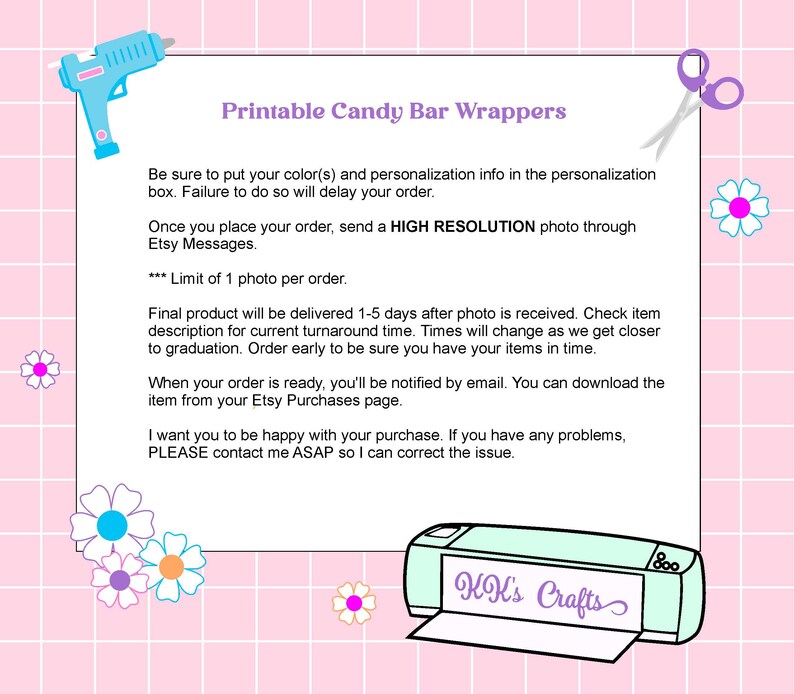 Custom Candy Bar Wrappers for Graduation, Personalized Party Favors Etsy