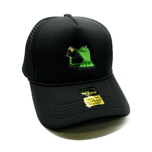 None of my Business Mesh Trucker Snapback (Black)