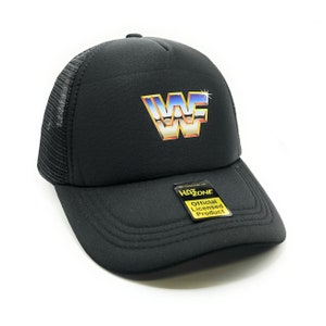 SP Vintage 80s Wrestling Mesh Trucker Snapback (Black)
