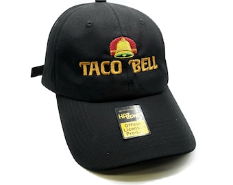 アメリカ製 80-90s デッドTACOBELL トラッカーキャップ タコベル VINTAGE TACO BELL CURVED BILL PATCH HAT