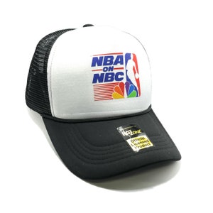 SP Retro Basketball Mesh Trucker Snapback (White/Black)