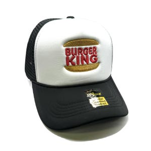 Burger King Mesh Trucker Snapback (White/Black)