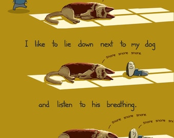 Dog Therapy Art Print