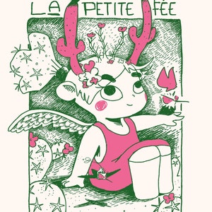 The Little Desert Fairy La Petite Fée Du Désert Art Print