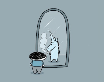 I&#39;m a Unicorn Greeting Card
