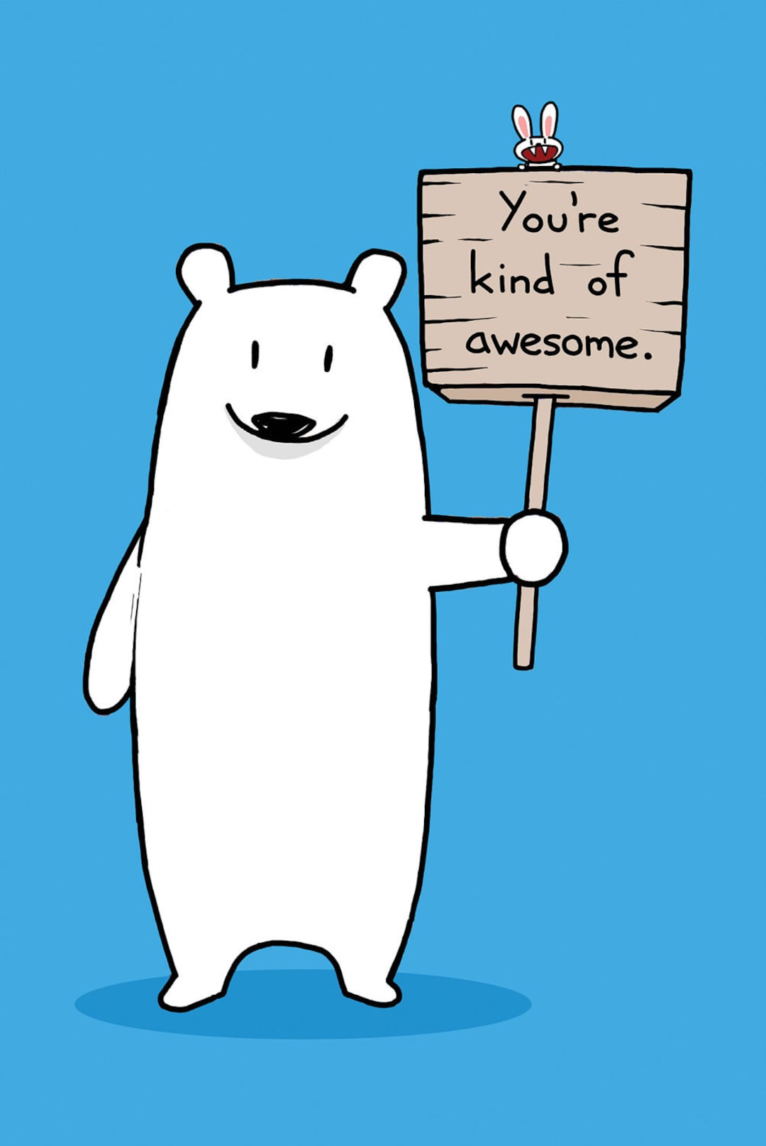 You're Kind of Awesome Greeting Card Etsy
